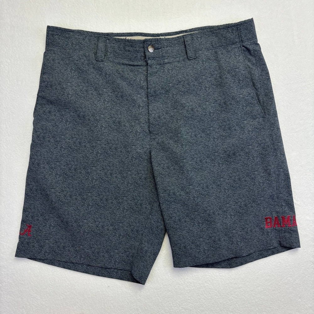 Callaway Alabama Crimson Tide Golf Shorts Mens 36 Grey Textured Bama Logo